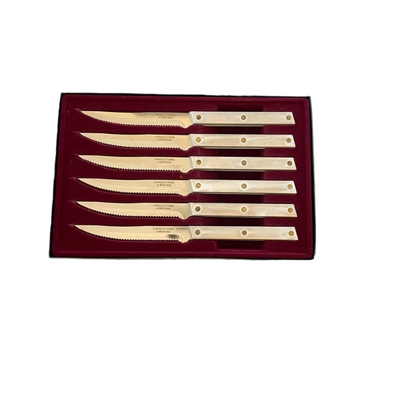 American Made Cutlery Steak Knife SetIncludes 6 knives and box